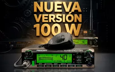 Rádio 10M e 12M  President   WASHINGTON - AM/FM/SSB  100W
