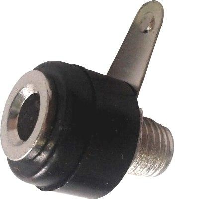 Alvéolo Banana Painel Fêmea Preto 4mm | DIN 161013N