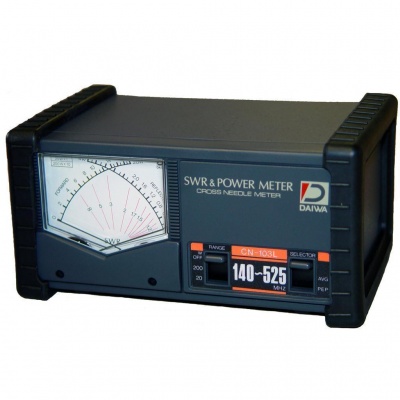 Medidor Ondas Estacionárias VHF/UHF DAIWA CN-103LN - Conectores N