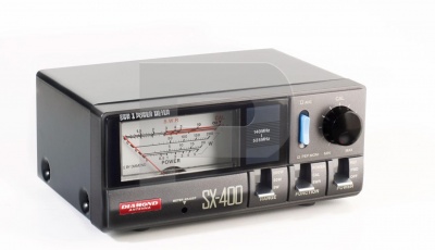 Medidor  Ondas Estacionárias VHF/VHF 200W  DIAMOND SX400 - Tipo PL