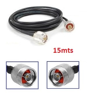 Cabo Coaxial  Pré Montado tipo N  Cabo  Ultraflex 7 / 5D-FB  1XN (M) + 1XN(M) 5 e 15 Metros