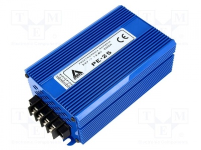 Redutor de tensão  Comutado   DC/DC 24v/13.8v  DIGITAL P25/PE16   24A e 12A