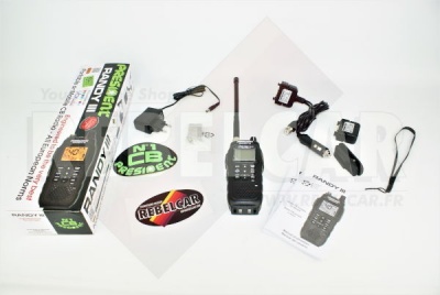 RÁDIO CB PORTATIL PRESIDENT JERRY 27Mhz/11m   - AM FM  Multinormas