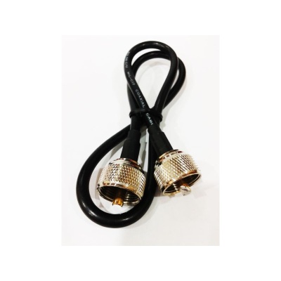 Cabo Coaxial  Pré Montado 50 cm cabo RG-58  2xPL-259