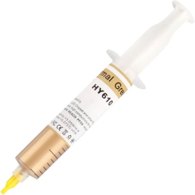 Pasta Térmica Dissipadora HY610 CREME DISSIPATIVO DE OURO EM SERINGA (20GR) >3.05W/M-K