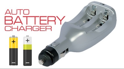 Cargador de Pilhas UNIVERSAL Isqueiro compacto para pilhas AA/AAA