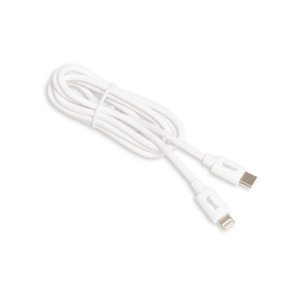 Cabo iggual cable USB-C-Lightning 100 cm blanco Q3.0 3A