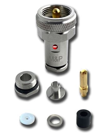 Conector  Macho PL-259 MACHO MESSI & PAOLON - Cabo RG-58,AIRBONE 5,RF100   (Soldar/Torção) HQ 5.0mm