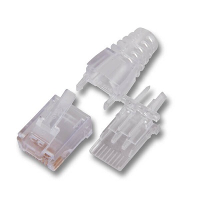 Ficha de Rede RJ45 CAT6  fio 27AWG...24AWG