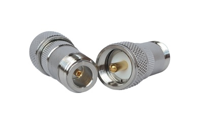 Adaptadora Tipo N Fêmea  | PL 259 UHF Macho-Teflon KUSCH