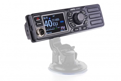 KIT Rádio CB 27Mhz 11m JOPIX DORIS EMISORA CB MULTINORMA FM/AM + Suporte Ventos