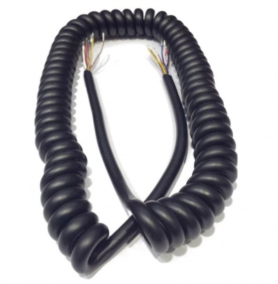 Cabo Espiral Microfone 8  e 6 Condutores - New