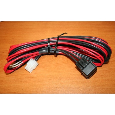 Cabo de Alimentação 2.85 Mts  YAESU EDC-20 - Com fusível + 6P Conector M 13.8V/24V DC