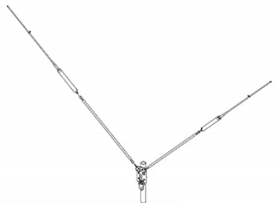 Antenas Base HF Vertical  MONOBANDA DIAMOND  HFV40 ANTENA DIPOLO 40M