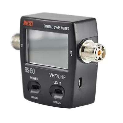 Medidor  Ondas Estacionárias SWR/ROE RS-50MAX - AM/FM/SSB/DMR