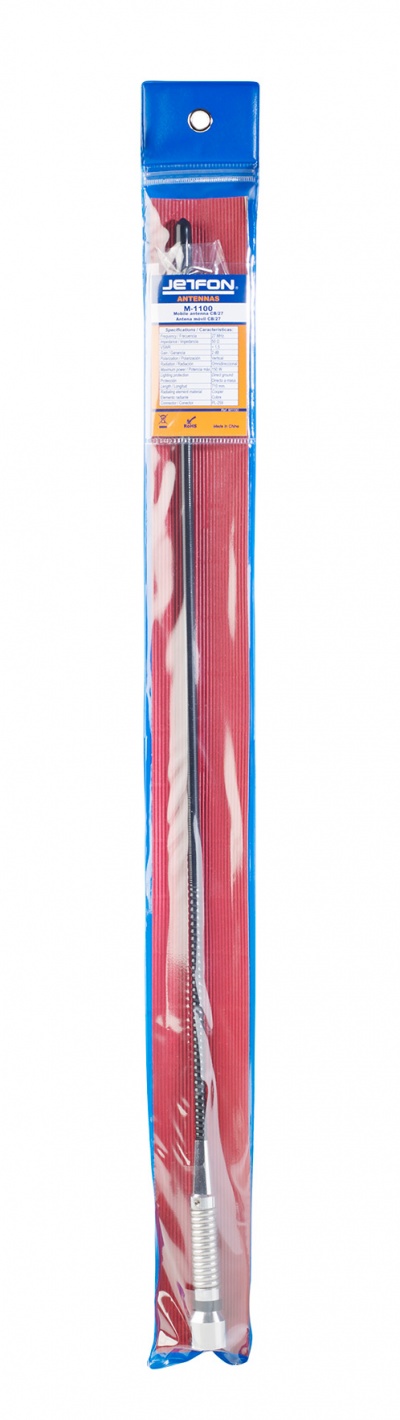 Antena  Móvel  CARAVANA CB/27Mhz  JETFON M-1100