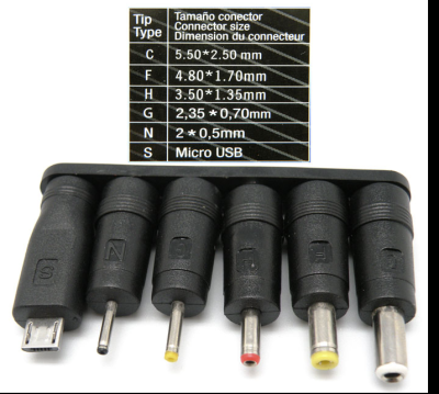 Alimentador Ac/Dc  Regulável 24W 9-24V. 1000mA EL0116