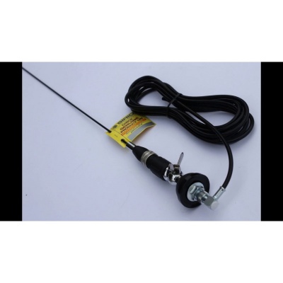 Antena  Móvel CB  SIRIO   Snake 27 Black C/Cabo e Base