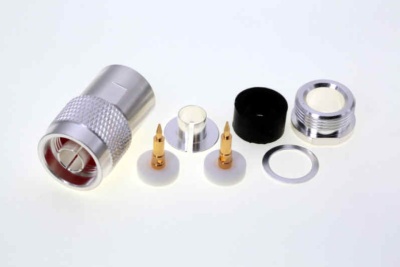 Conector Tipo N  Macho Cabo LMR-400 /  RG-213 - Ref UG-21-KP  2  Pinos Made in Germany