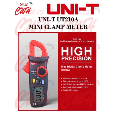 PINCA AMPERIMETRICA DIGITAL 200A UNI-T UT210A