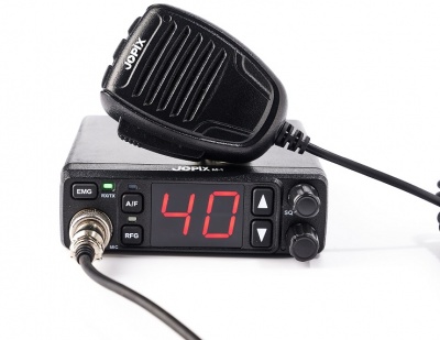Rádio CB 27Mhz 11m  JOPIX AP-07 - AM/FM  Multinormas C/Antena Base Magnética