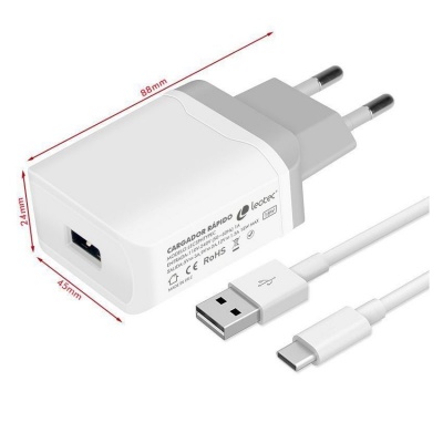 Cargador LEOTEC  USB Type C 18w
