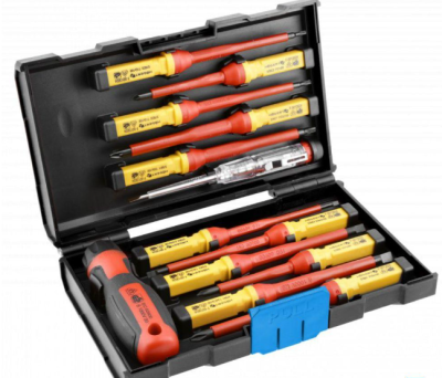 CONJUNTO DE 13 CHAVES VDE 1000V E 1 BUSCA-POLOS PROSKIT SD-V861