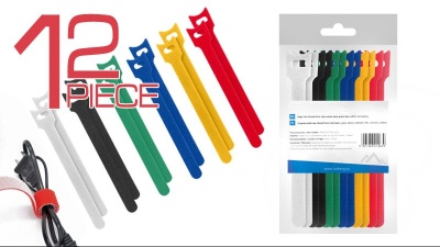 Abraçadeiras Velcro 12MMX15CM Kit 12 x Unidades IN LB26