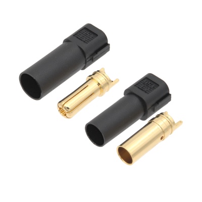 CONECTOR DC MACHO e FÊMEA KIT 2 Pcs XT-150 60/150 Amperes Vermelho/Preto