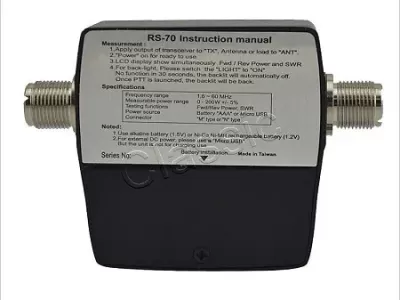Medidor  Ondas Estacionárias SWR/ROE RS-70