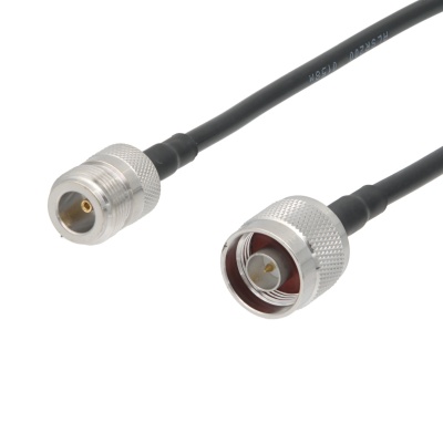 Cabo Coaxial  Pré Montado  LMR200 - N macho para N fêmea - 2m