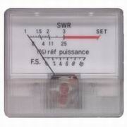 VUIMETRO PAINEL ESPECIAL ESCALA SWR/PWR