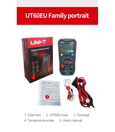MULTIMETRO DIGITAL UNI-T  UT60EU