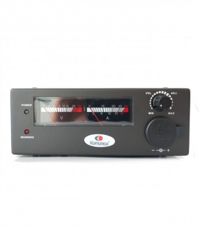 Fonte de Alimentação  220VAC AV-845-Z  45A ajustável (0-24V) + instrumentos KOMUNICA