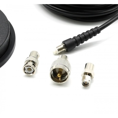 Antena Banda Aérea Móvel VHF MAAS PM-6   - 108/136Mhz - C/Base Magnética