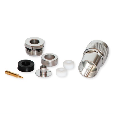 Conector  Macho Tipo N MACHO KUSH 7307 - Cabo ULTRAFLEX-7, HYPERFLEX-7, AIRCELL7, HF-2500   (Soldar/Torção) HQ 7.3mm