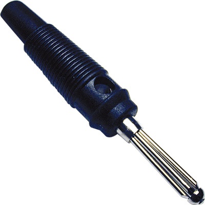 Ficha Banana Macho PRETO 4mm Ref 0370N