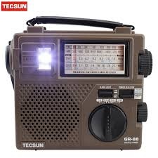 Receptor Tecsun GR-88P AM/FM/SW Com Dínamo
