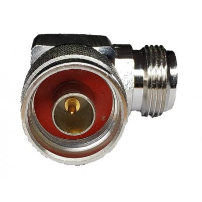 Adaptadora Tipo N  Fêmea | Tipo N  Macho 90º -Teflon - RA-HQ