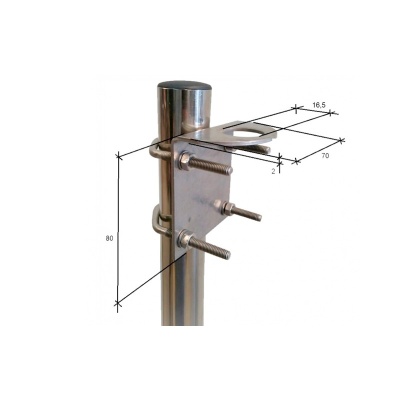 Suporte Metálico de Antena Tagra KF-230 - Para Barco