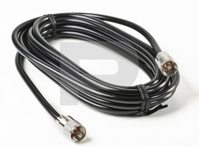Cabo Coaxial  Pré Montado 5m Aircell 7  DIAMOND 5D5M  2xPl-259 (UHF)