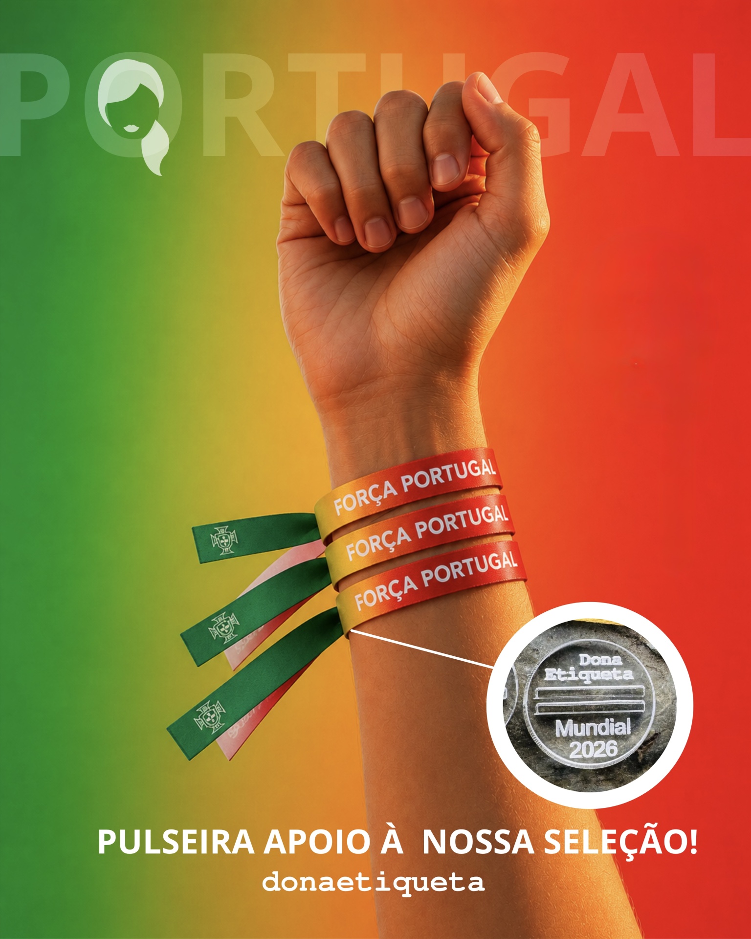 Pulseira apoio à Seleção | Mundial 2026 Pulseira apoio à Seleção | Mundial 2026