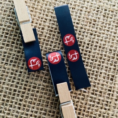 Etiquetas Alta Definição | Glossy | 1  cm Largura | Dobradas