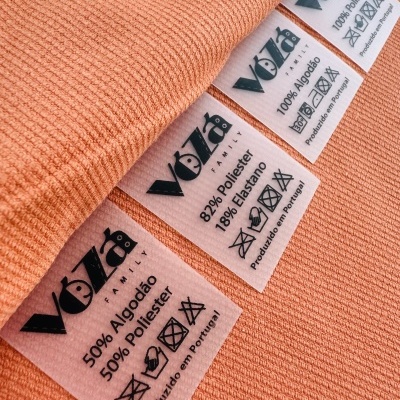 Etiquetas Monocromáticas | Silicone | 3 cm | Impressas a Preto