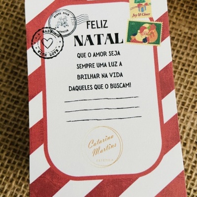 Cartões | Agradecimento NATAL | Personalizáveis | Papel Couché