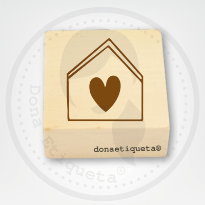 Carimbo | Coleção | Casa Coração | Várias Medidas