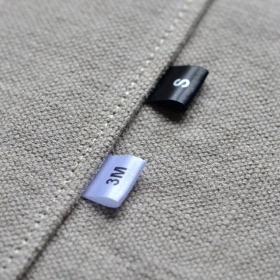 Pack de Etiquetas Monocromáticas | 1,5 cm largura | Dobradas | Tamanhos