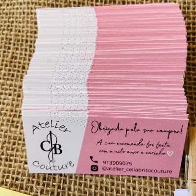 Mini Cartões de Visita | Personalizado