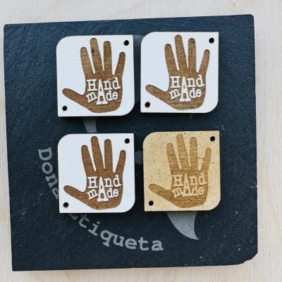 Botões em MDF Handmade
