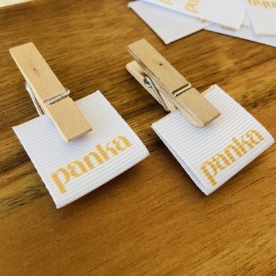 Etiquetas Alta Definição | Gorgurão | 2,5 cm Largura | Dobradas